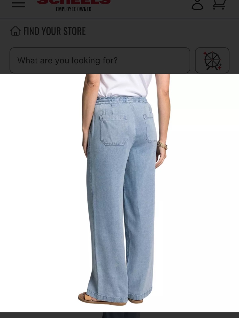 Thread & Supply Chambray blue Denim Pants - Picture 3 of 9